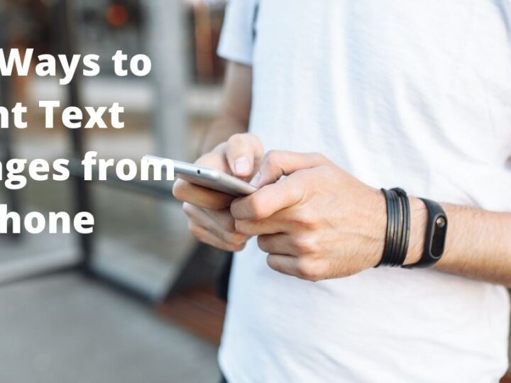 Two Ways to Print Text Messages from iPhone