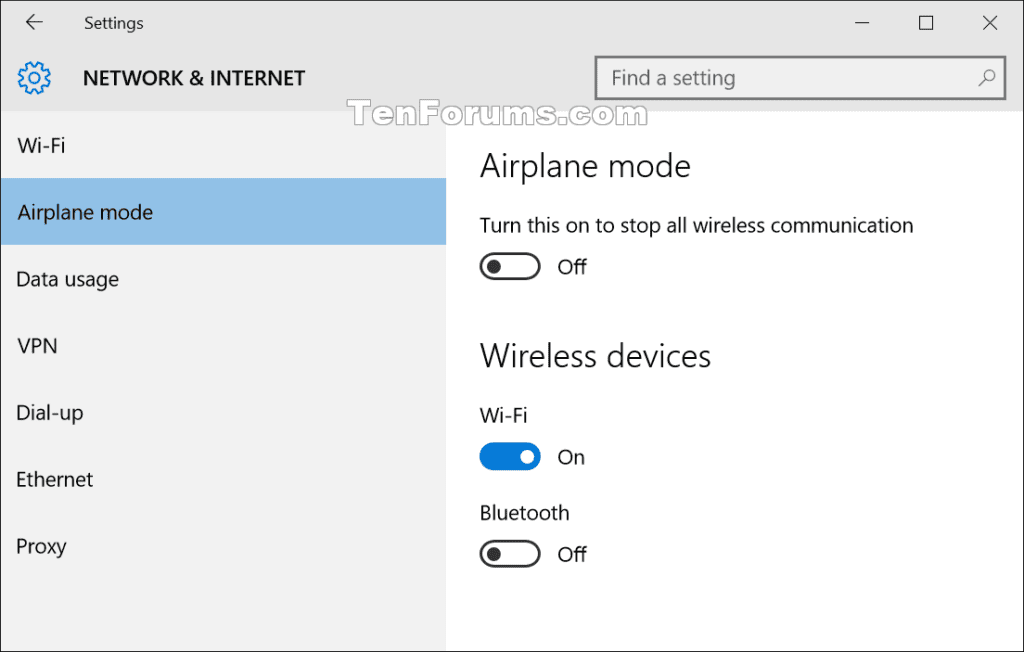 laptop stuck in airplane mode